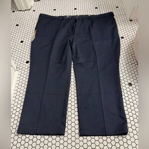 NWT Haggar classic fit cool 18 performance plain front Pants size 58x30